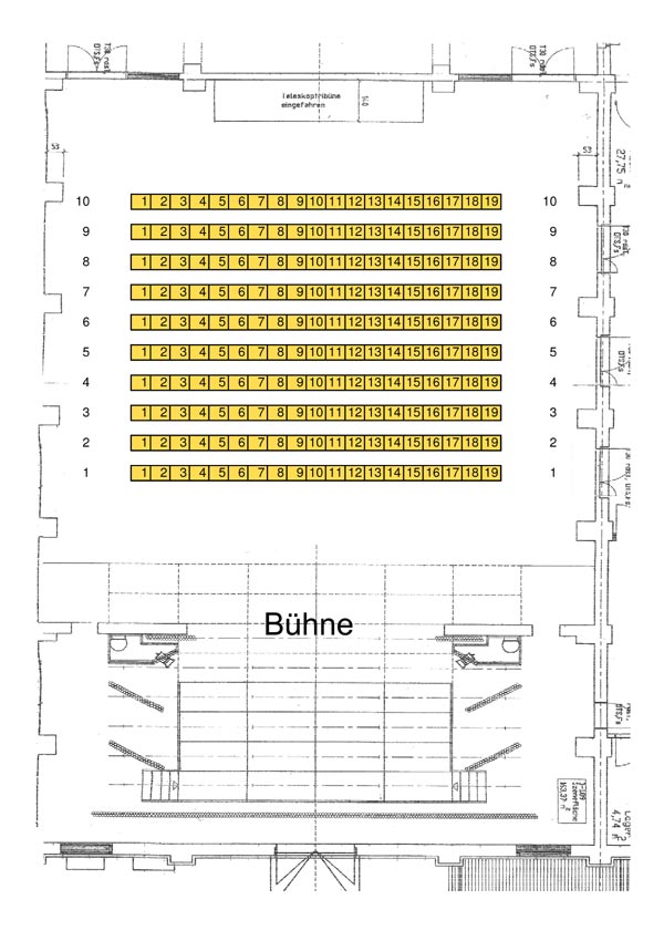 Sitzplan wieder zuklappen